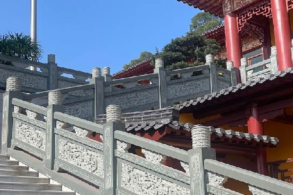 嘉峪关市大连道观仿古石栏杆厂家工厂直销本地制造商
